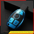 thumbnail image 2 of Key Fob Cover Case Protection Soft TPU Shell Blue, 2 of 5