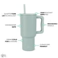 thumbnail image 5 of Simple Modern 30 fl oz Insulated Stainless Steel Trek Tumbler with Straw Lid | Seaglass Sage, 5 of 8