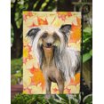thumbnail image 3 of Carolines Treasures BB9920GF Chinese Crested Fall Flag - Garden Size, 3 of 3