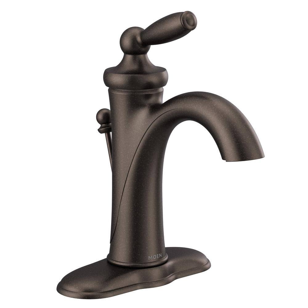 Moen 6600ORB Rubbed Bronze one-handle bathroom faucet