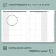 thumbnail image 4 of POPRUN Academic Planner 2025-2026, K7-8.5" x 10.5", Hard Cover, Daily Weekly and Monthly Appointment Book with Hourly Time Slots, 100 GSM, Light Pink, 4 of 7