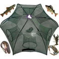 thumbnail image 3 of Fishing Bait Trap Crab Net Crawdad Shrimp Cast Dip Cage Fish Minnow Foldable NEW, 3 of 12