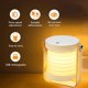 thumbnail image 3 of Lámpara de mesa de escritorio, luz nocturna telescópica plegable portátil, lámpara de lectura LED, lámpara de linterna con mango de madera, brillo regulable de 3 niveles, carga USB, ojo C, 3 of 5