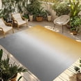 thumbnail image 2 of Outdoor Rug 5x8 ft Yellow Gray Gradient Waterproof Outdoor Patio Rug Mat Non Slip Outside Area Rugs Carpet for RV,Camping,Porch,Deck,Pool,Balconybackyard,Abstract Watercolor, 2 of 9
