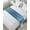 Blue gradient, variant on Bed Runner for Twin Size, Christmas Snowman Decorative Scarf Throws for Foot of Bed, Xmas Snowflake Elk Winter Luxury Bedding Protector Slipcover Bedrunners for Hotel/Home, 71 x 20 Inch