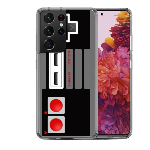 Shockproof Hybrid Bumper Phone Case for Samsung Galaxy S21 Ultra, by OneToughShield ® - Game Controller