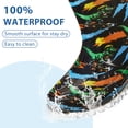 thumbnail image 5 of MOBYDICK Kids Toddler Light Up Rain Boots for Boys Waterproof Boots with Easy on Handles, Dinosaur, Size 2, 5 of 8