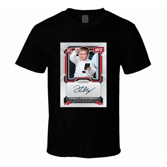 VINTAGE Hasbulla Magomedov Prizm Sports Card T Shirt