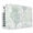 Light Green Gray, variant on Farmhouse Owl Indoor Air Conditioner Cover, Double Insulated AC Covers for Inside, Country Envelope Postmark Botancial Waterproof Window Air Conditioner Covers with Elastic Straps 17"Lx13"Wx3.5"D