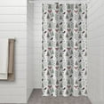 thumbnail image 2 of Christmas Forest Pattern Shower Curtain 36"x72" ,Bathroom Decorative Shower Curtains Set with 12 Hooks,Modern Waterproof Washable Shower Curtain, 2 of 6