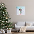 thumbnail image 2 of Stupell Indtries Holiday Elf with Hot Cocoa Snowy Winter Scene,24 x 24,Design by Hugo Edwins, 2 of 6