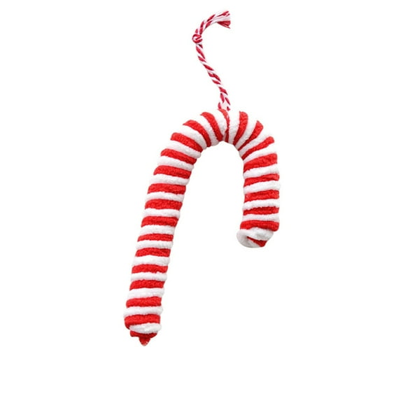 BOPORO Christmas Candy Cane Hanging Ornaments Candy Lollipop Christmas Tree Decorations Plastic Twisted Crutch Ornaments for Xmas Crafts Indoor Outdoor Decor (Red and White)
