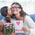 thumbnail image 3 of Baywell Colorful Floral Happy Mother's Day Glasses Happy Mother's Day Headband I Love Mom Hair Band Women Birthday Party Celebration, 3 of 4