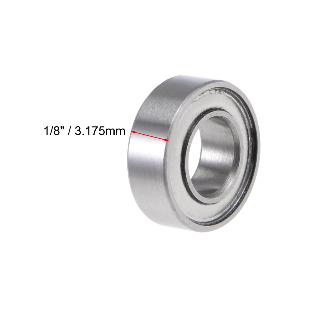 Unique Bargains Double Shielded Deep Groove Ball Bearings Z2 P0 0.19" x 0.38" x 0.13"