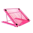 thumbnail image 1 of Soporte plegable para computadora portátil Soporte portátil ajustable para computadora portátil Soporte de acero laminado en frío, Rosa Inevent EL4098-02B, 1 of 6