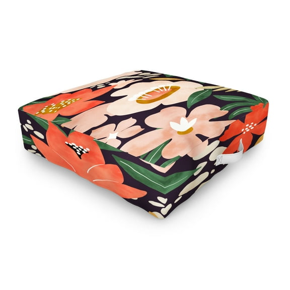 Society6 Marta Barragan Camarasa Modern Meadow Blooming Outdoor Floor Cushion