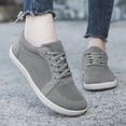 thumbnail image 3 of DLWKIPV Minimalist Barefoot-Style Sneakers - Breathable Knit Wide Toe Box Shoes for Daily Walking & Casual Wear (GRAY,8), 3 of 6