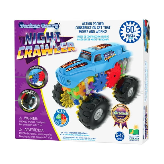 The Learning Journey Techno Gears - Night Crawler: 60  Pcs