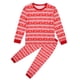 thumbnail image 2 of Pijamas familiares a juego para mujer y hombre, pijamas navideños de algodón con estampado de renos, copos de nieve, rojos y blancos, monos para bebé y niño., 2 of 5