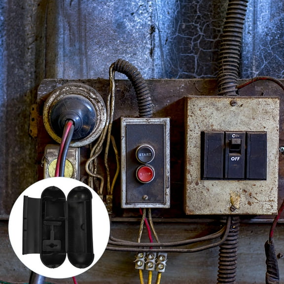 PBPBOX 1Pc Durable Box Black Waterproof Cord Safety Cover