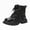 A6-Black, variant on Girl's Short Boots Fall Winter Children's Casual Shoes for Fall Daily Wear