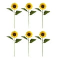 thumbnail image 1 of Rama de Girasoles Artificiales Injueey 6 Piezas Adorno de Flores Falsas, 1 of 6