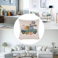 thumbnail image 2 of Funda de almohada Otoño Gonme Girasol Bienvenido Fundas de almohada cuadradas decorativas Feliz Otoño Funda de cojín de lino Cierre de cremallera Sofá Cama y decoración de automóvil, 2 of 4