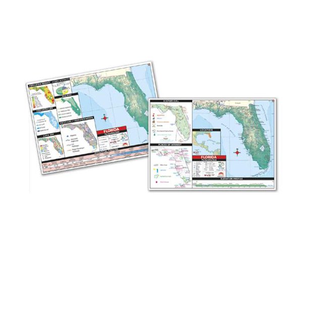 Universal Map 27208 Floride Classe Thématique Deskmap