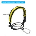 thumbnail image 2 of Uxcell Water Bottle Holder, Paracord Handle Strap Carrier Yellow, Black, 2 of 6