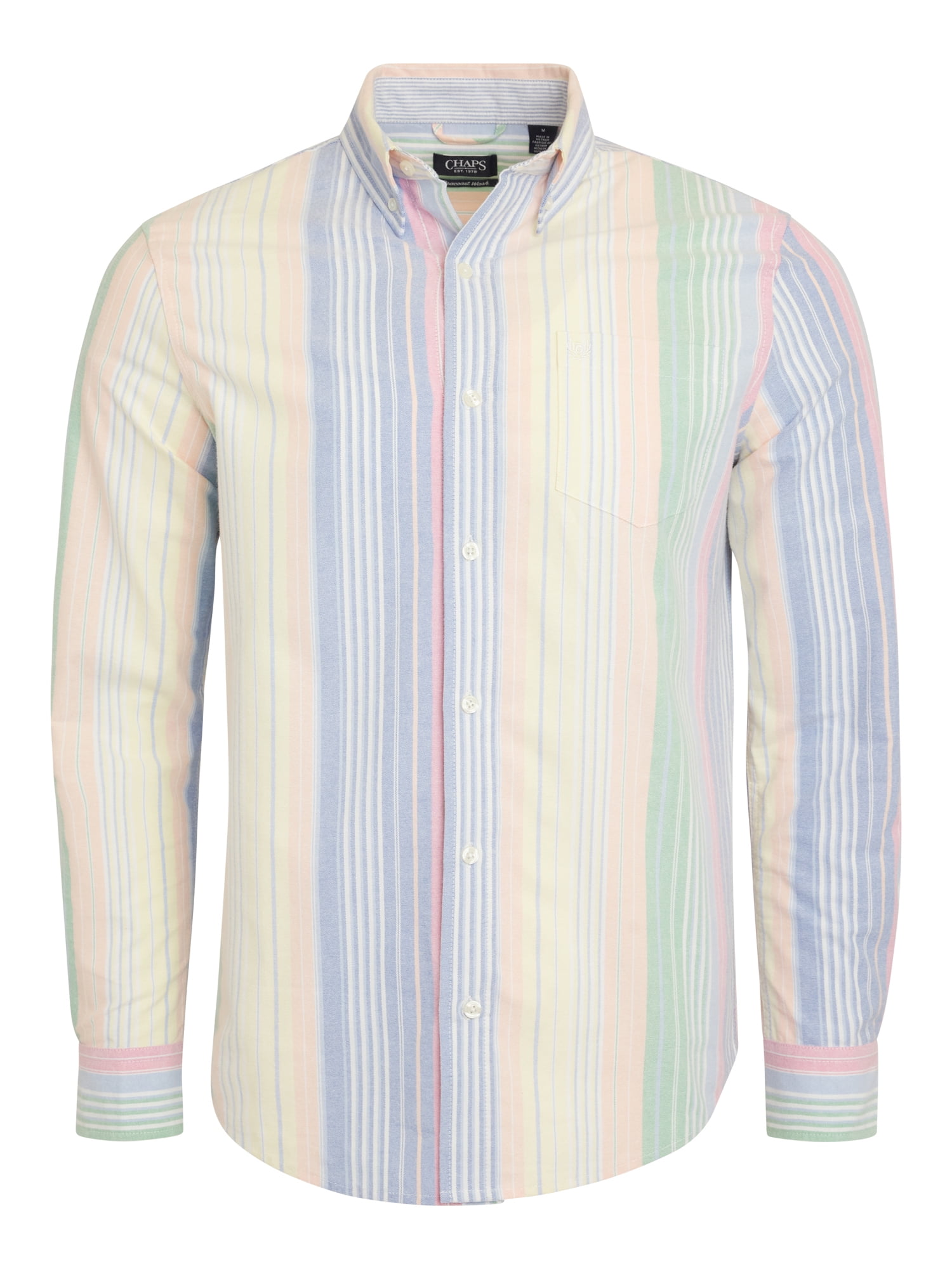 Chaps Men's & Big Men's Long Sleeve Oxford Woven Shirt, Sizes S-3XL