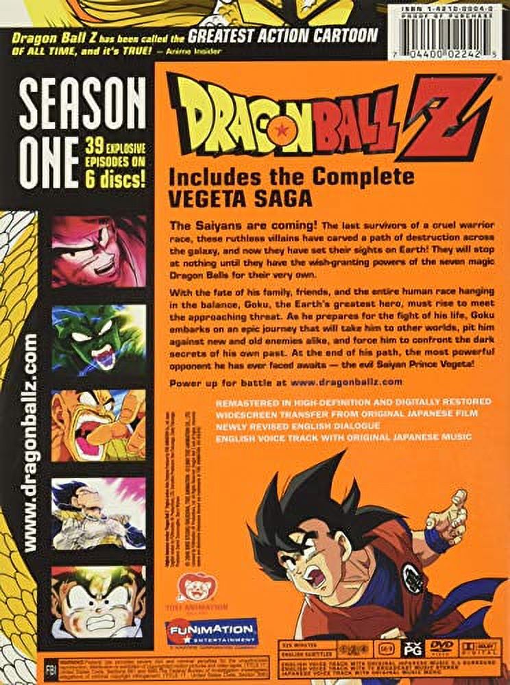 Dragon Ball Z: Season 1 - Vegeta Saga (DVD), Funimation Prod, Anime - image 2 of 4