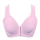 thumbnail image 3 of Sujetador Inalámbrico Transpirable Hebilla Frontal Correa Ancha Ropa Interior Delgada para Mujer Niña, Gris Rosa, 44/100 tholdsy AP001203-23, 3 of 7