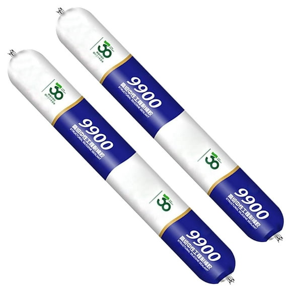 9900 Sealant Waterproof, Outdoor Silicon Waterproof Sealant, Permanent Solution for Roof & Wall Cracks, Tear and Stretch Resistance, Water Proof Exterior Sealants Heat Black 2PCS