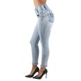 thumbnail image 3 of Fashion2Love Womens Plus / Juniors Size Colombian Design Butt Lift  High Waist Skinny Jeans, 3 of 8
