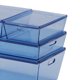 thumbnail image 3 of Caja de almacenamiento apilable en miniatura de 4 piezas para modelos cotnainer con 1: 6 - Blue_Acrylic Acrílico_azul Sunnimix contenedor de casa de muñecas, 3 of 3