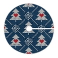 thumbnail image 6 of Yayeee Christmas Tree Skirt 35 inches for Xmas Tree Holiday Party Decoration, Blue Christmas Tree, 6 of 6