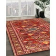 thumbnail image 3 of Ahgly Company Machine Washable Indoor Rectangle Traditional Copper Red Pink Area Rugs, 7' x 9', 3 of 7
