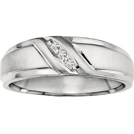 1/20 Carat T.W. Diamond Sterling Silver Band