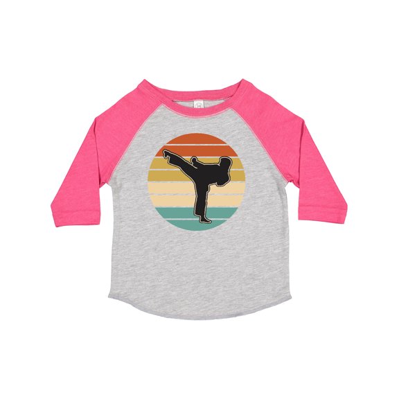 Inktastic Karate Martial Arts Silhouette Boys or Girls Toddler T-Shirt