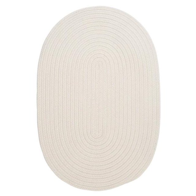 Colonial Mills Tapis BR10R096X096 Boca Raton - Blanc 8 Pieds Tapis Rond Tressé