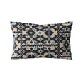 thumbnail image 5 of Plutus Brands Blue Morocco Damask Luxury Throw Pillow-Size:24" x 24", 5 of 9