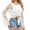 White, variant on Women Summer Boho Tops Sheer Crochet Coverup Beach Bathing Swimsuit Cover Ups Shrugs Crop Swimwear Outfits