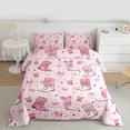 thumbnail image 2 of Feelyou Cowgirl Boot Twin Comforter Sets, Ballet Princess Bowknot Bedding Set, 2 Pieces, 2 of 8