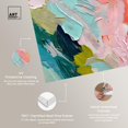 thumbnail image 4 of Pastel Layers Canvas Pastel Wall Art by Art Remedy, Gallery Wrapped, 24" x 36", 4 of 7