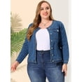 thumbnail image 2 of ChaqueVaqueManLarTalGrande PaMujer Azul Claro XL, 2 of 6