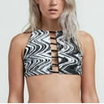 thumbnail image 3 of Volcom Juniors' Full coverage straight or cross back Bikini Top  M/Black, 3 of 3