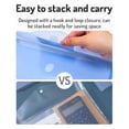 thumbnail image 3 of PLPPYFS Binder Pocket Plastic Envelopes Binder Folders 3 Holes Binder Folders for 2/3 Ring Document Pouch with Label Loose-Leaf for Office Home, Letter Size, 3 of 8