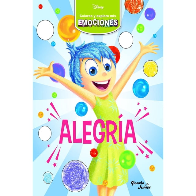 Coloreo y exploro mis emociones: Alegría Blanco
