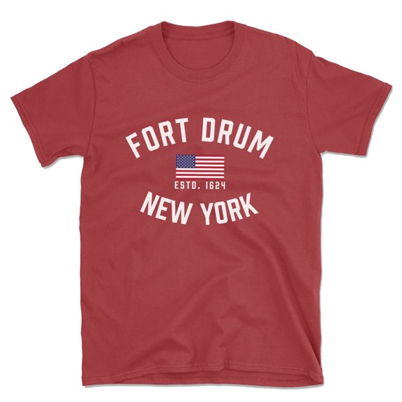Fort Drum New York Patriot Men's Cotton T-Shirt