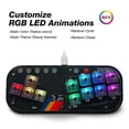 thumbnail image 2 of For Gaming Keyboard Fighting Gamepad Arcade Joystick for PC/Android/PS3//Switch with TURBO, 2 of 5